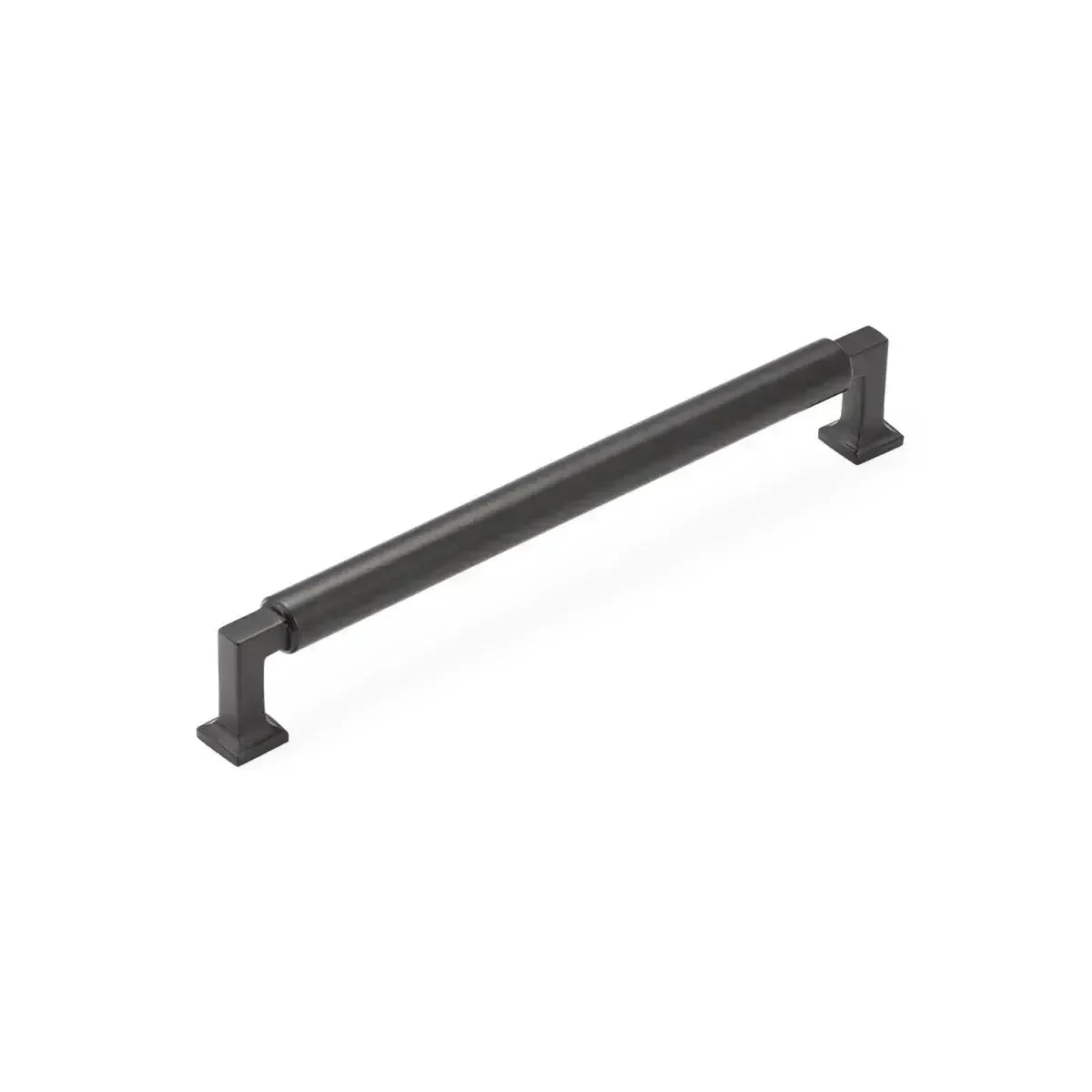 The Schaub Haniburton Cabinet Pull in Matte Black finish.