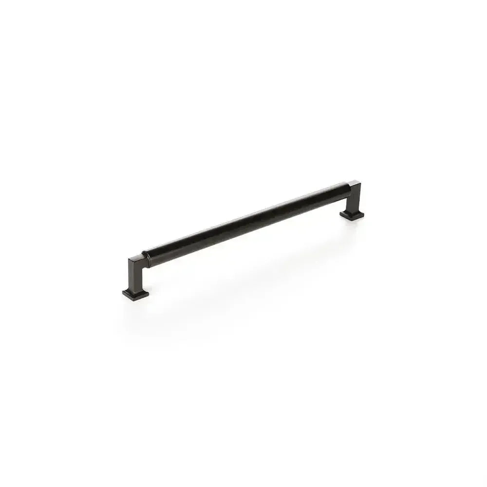 The Schaub Haniburton Cabinet Pull in Matte Black finish.