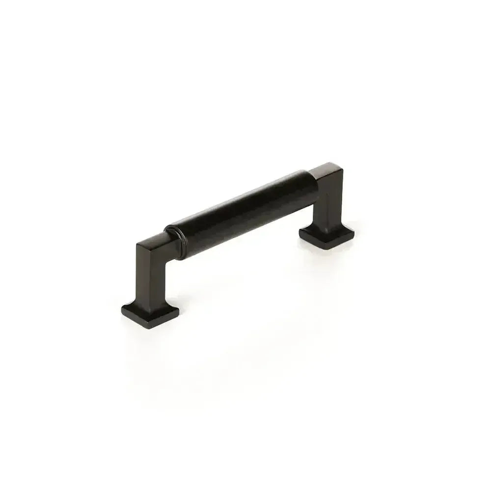 The Schaub Haniburton Cabinet Pull in Matte Black finish.
