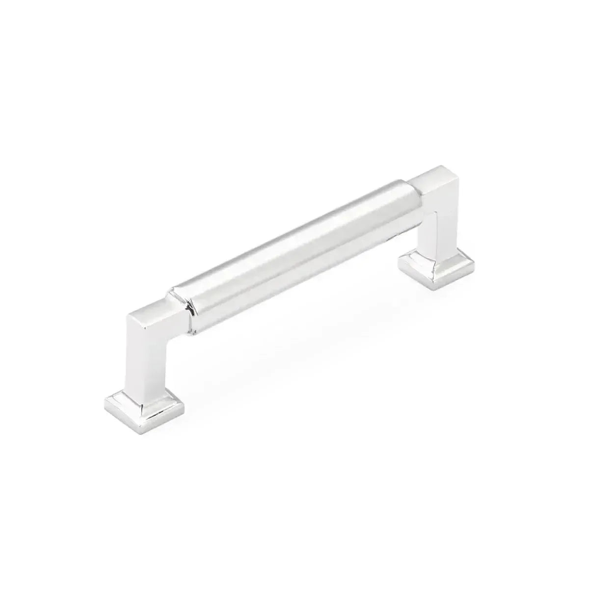 The Schaub Haniburton Cabinet Pull in Polished Chrome finish.