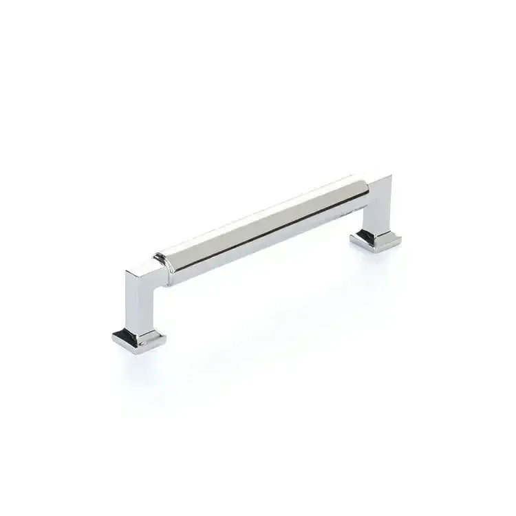 The Schaub Haniburton Cabinet Pull in Polished Chrome finish.