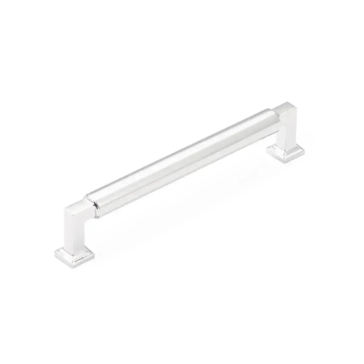 The Schaub Haniburton Cabinet Pull in Polished Chrome finish.
