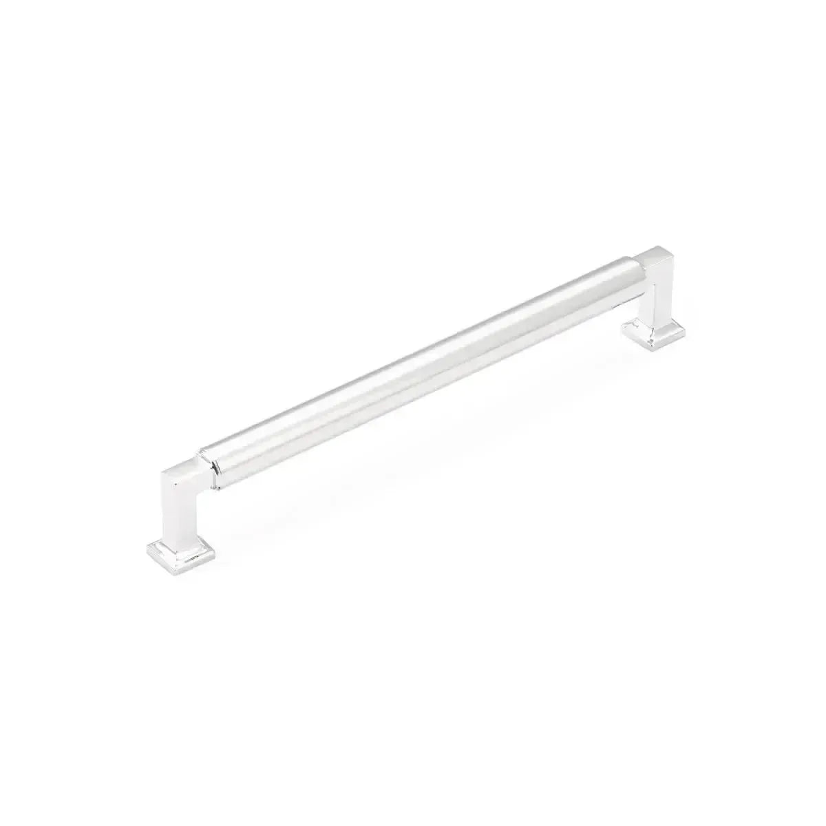 The Schaub Haniburton Cabinet Pull in Polished Chrome finish.