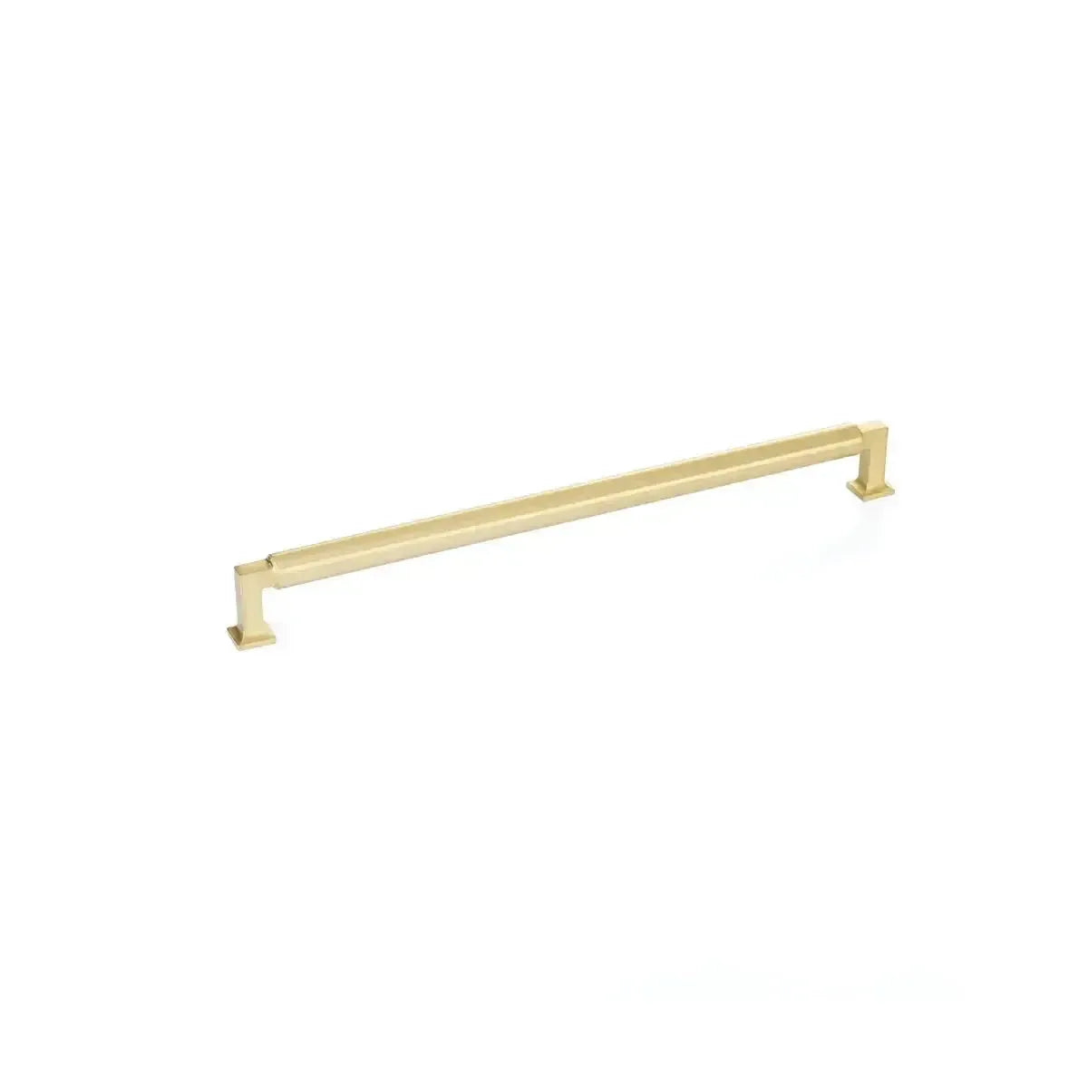The Schaub Haniburton Cabinet Pull in Satin Brass finish.
