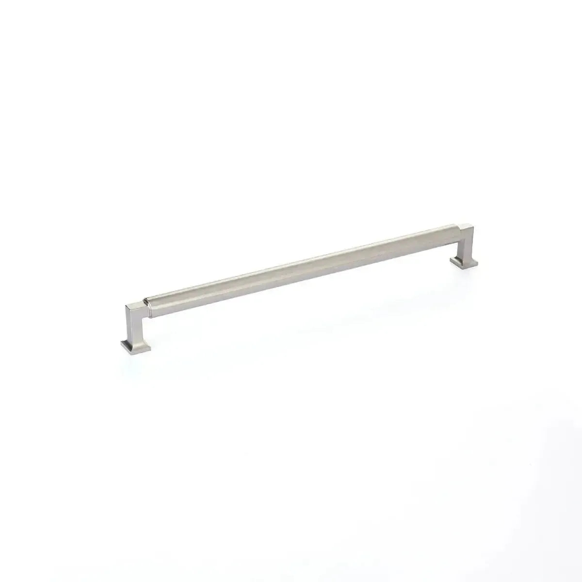 The Schaub Haniburton Cabinet Pull in Satin Nickel finish.