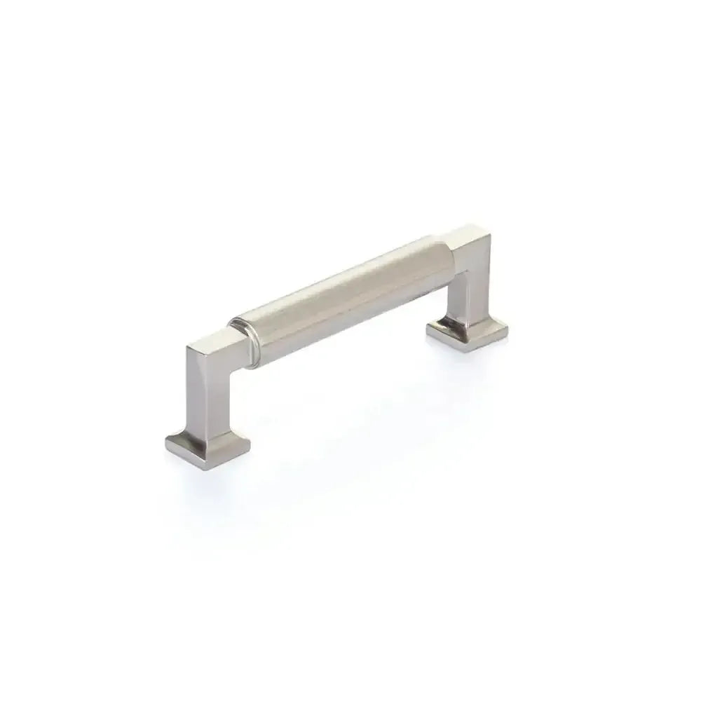 The Schaub Haniburton Cabinet Pull in Satin Nickel finish.