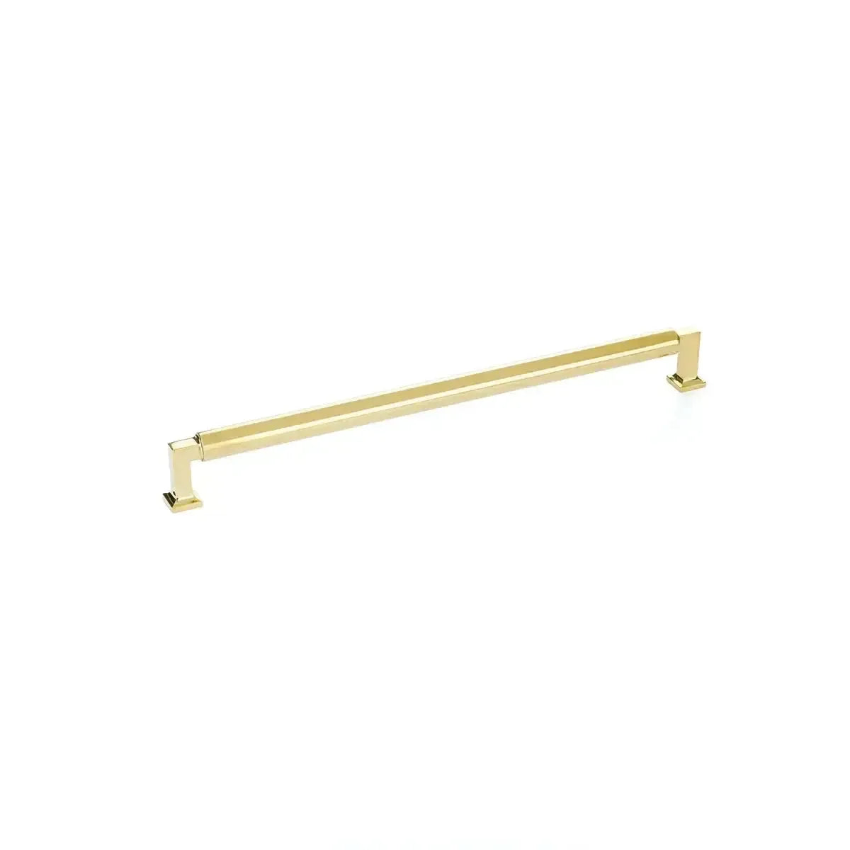 The Schaub Haniburton Cabinet Pull in Unlacquered Brass finish.