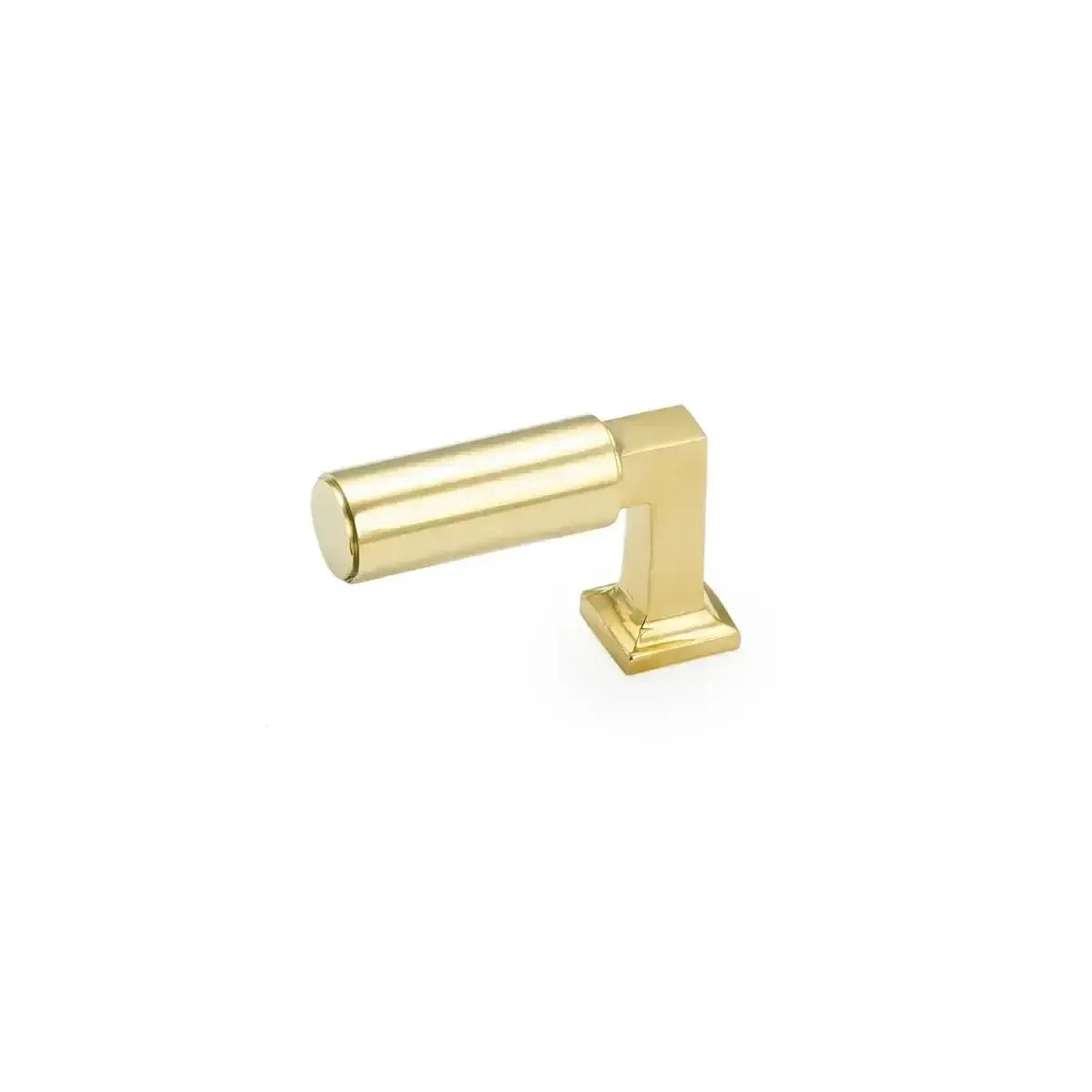 The Schaub Haniburton Finger Pull in Unlacquered Brass finish.