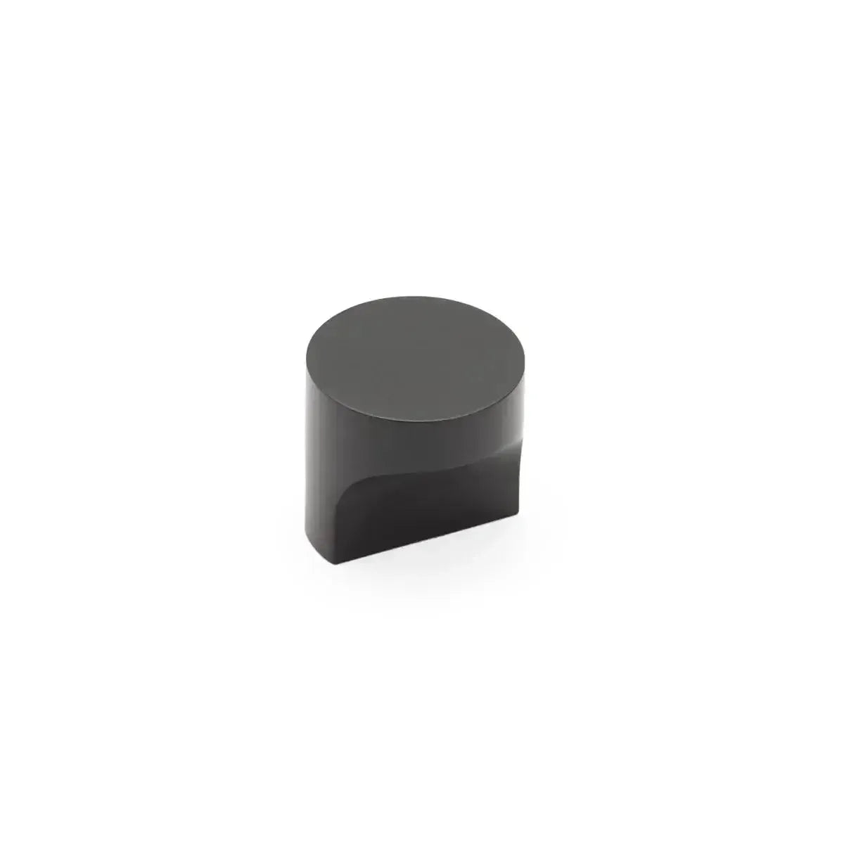 The Schaub Haniburton Round T-Knob in Matte Black finish.