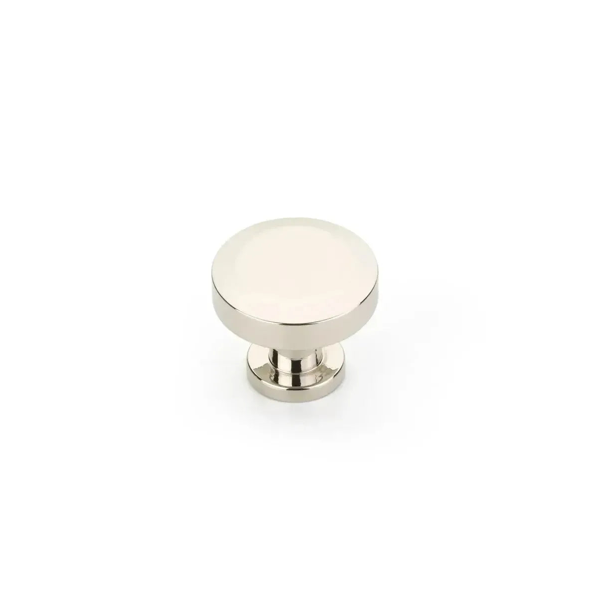 Heathrow Round Cabinet Knob Polished Nickel