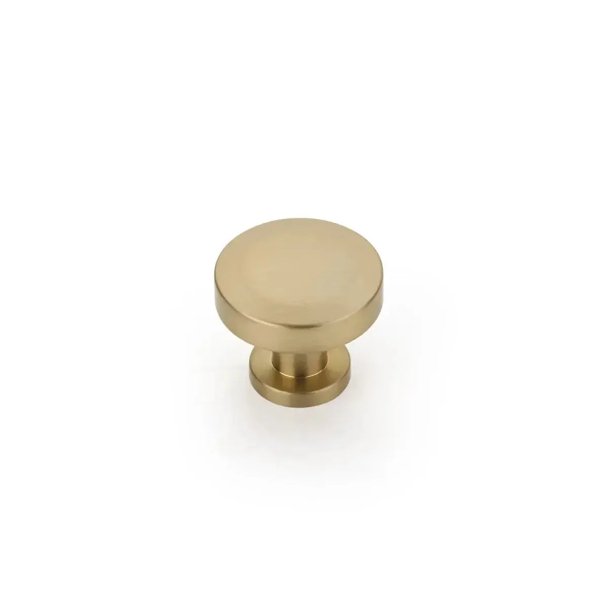 Heathrow Round Cabinet Knob Signature Satin Brass
