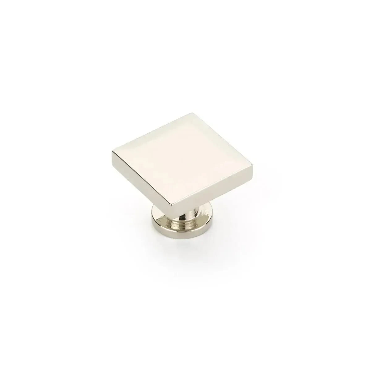Heathrow Square Cabinet Knob Polished Nickel