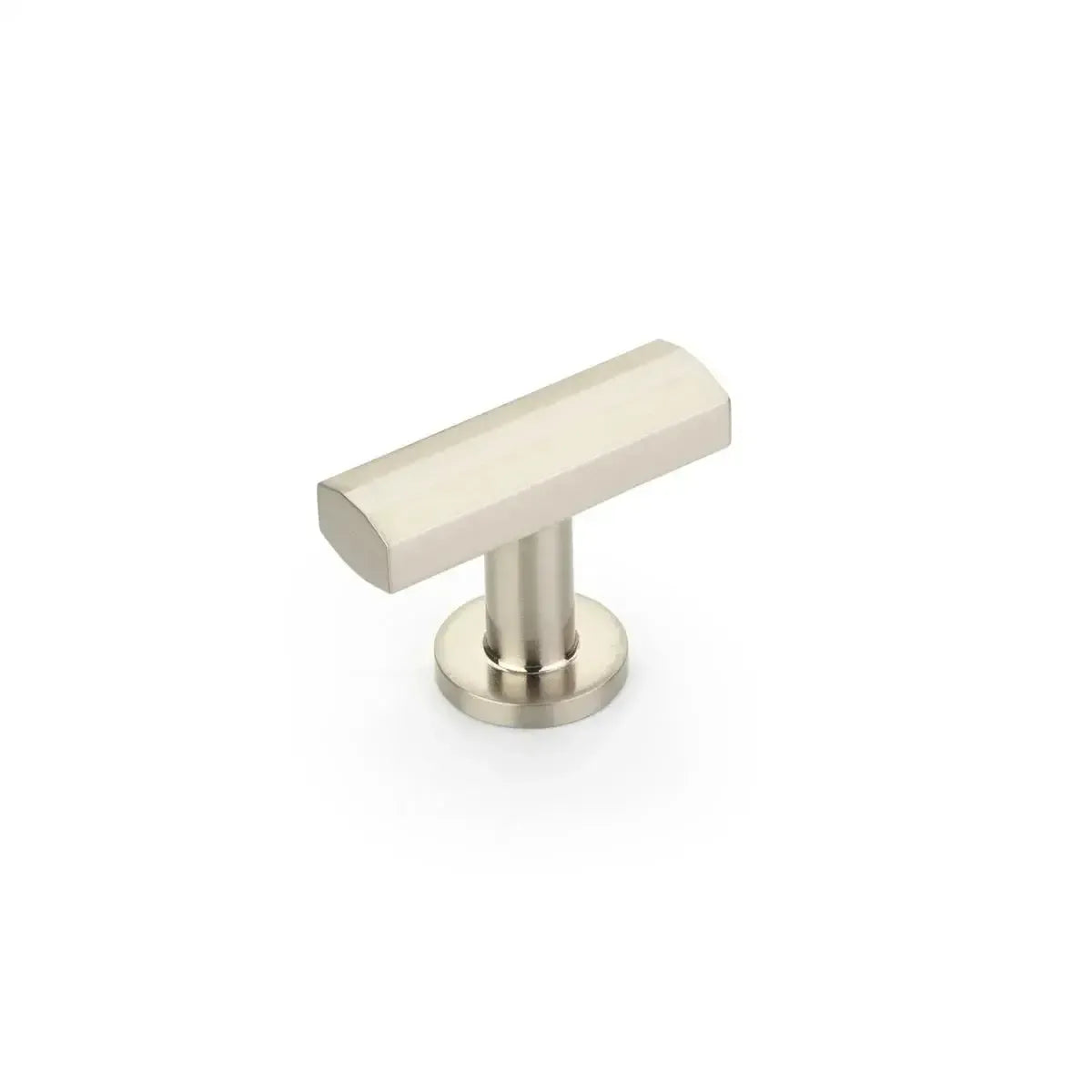 Heathrow T-Knob Brushed Nickel