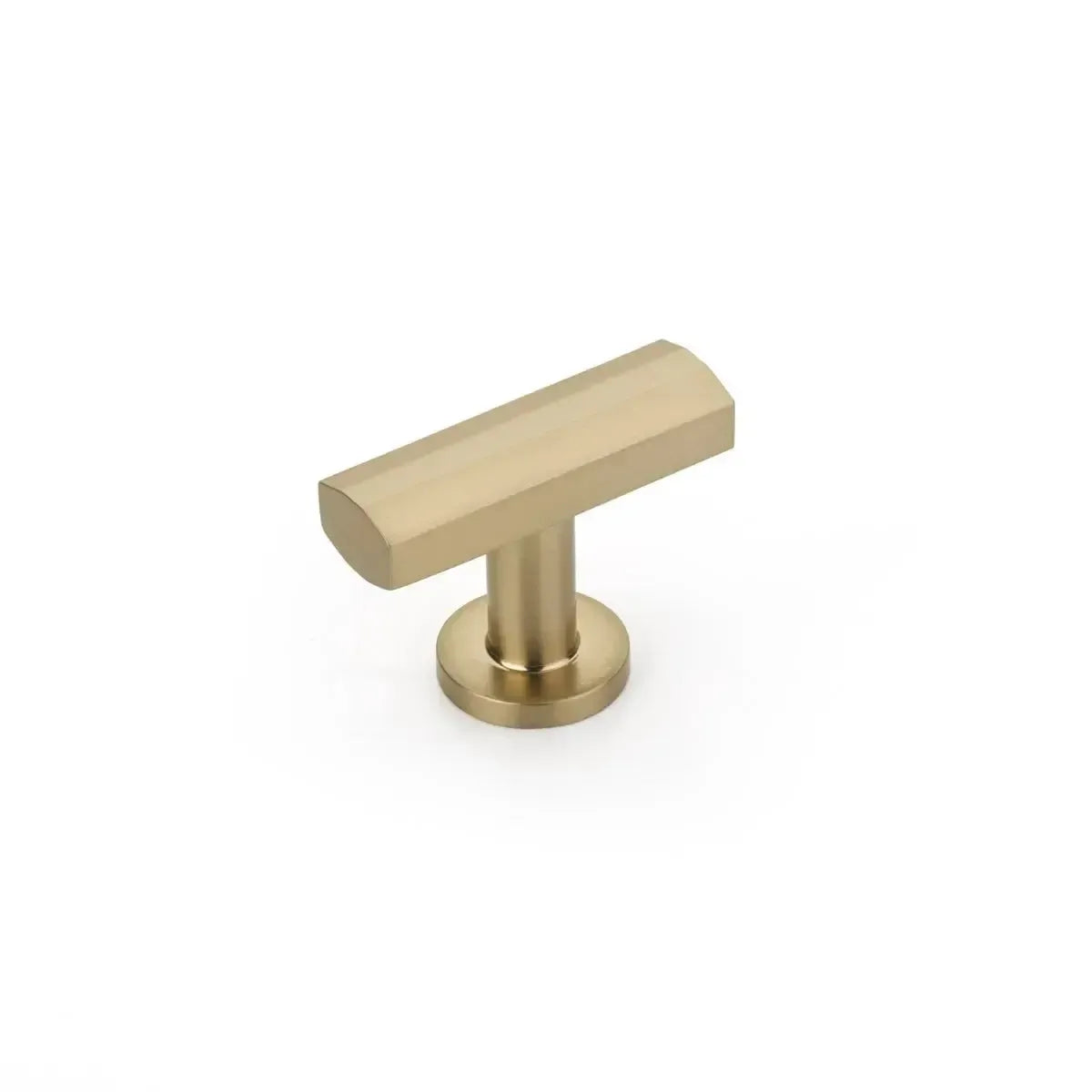 Heathrow T-Knob Signature Satin Brass