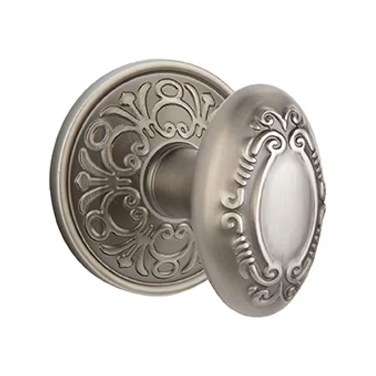 Emtek Victoria Knob with Lancaster Rosette