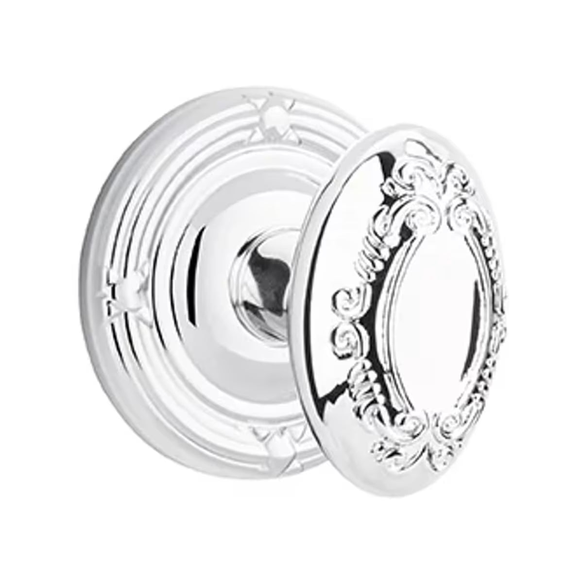 Emtek Victoria Knob with Ribbon & Reed Rosette