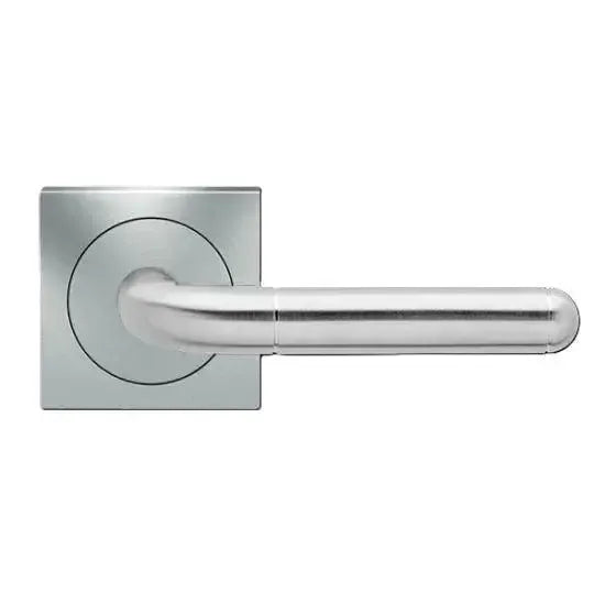 KarcherKarcher Design Lignano Steel Right Handed Half Dummy Lever with Square 3 Piece Rosette in 