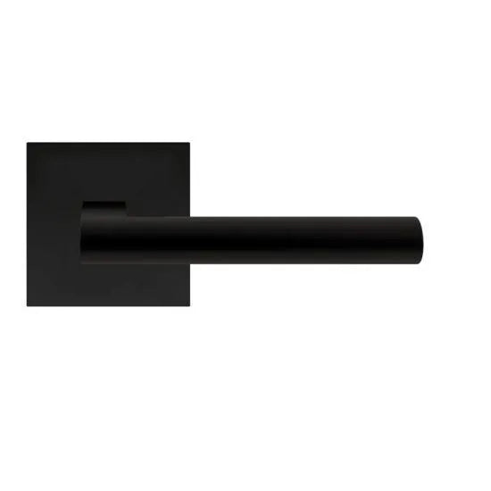 KarcherKarcher Design Madeira Passage Lever with Plan Design Square Rosette-2 ⅜″ Backset in 