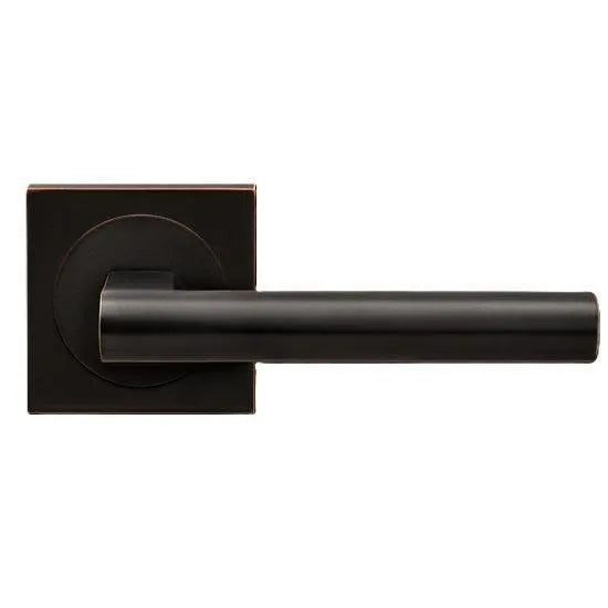 KarcherKarcher Design Madeira Passage Lever with Square 3 Piece Rosette-2 ¾″ Backset in 