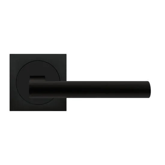 KarcherKarcher Design Madeira Passage Lever with Square 3 Piece Rosette-2 ¾″ Backset in 