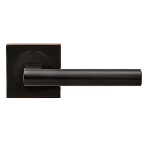KarcherKarcher Design Madeira Passage Lever with Square 3 Piece Rosette-2 ⅜″ Backset in 