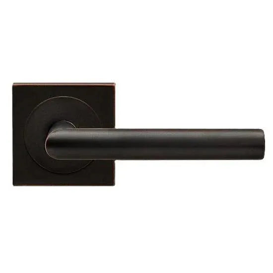 Karcher Design Rhodos Lever with Square 3 Piece Rosette Oil Rubbed Bronze