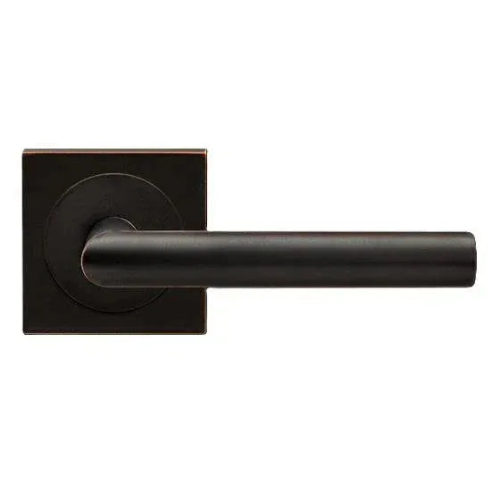 Karcher Design Rhodos Lever with Square 3 Piece Rosette Oil Rubbed Bronze