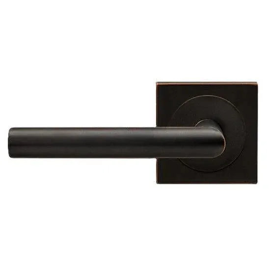 Karcher Design Rhodos Lever with Square 3 Piece Rosette Oil Rubbed Bronze