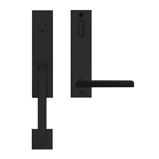 KarcherKarcher Design Single Cylinder Entry Set Grip with Interior Montana Lever in 