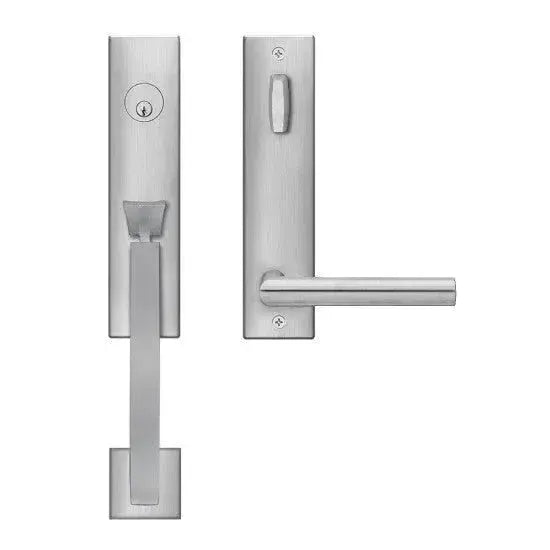 KarcherKarcher Design Single Cylinder Entry Set Grip with Interior Rhodos XL Lever in 