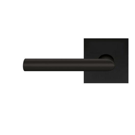 The Karcher Verona Left Handed Half Dummy Lever with Square Plan Design Rosette in finish