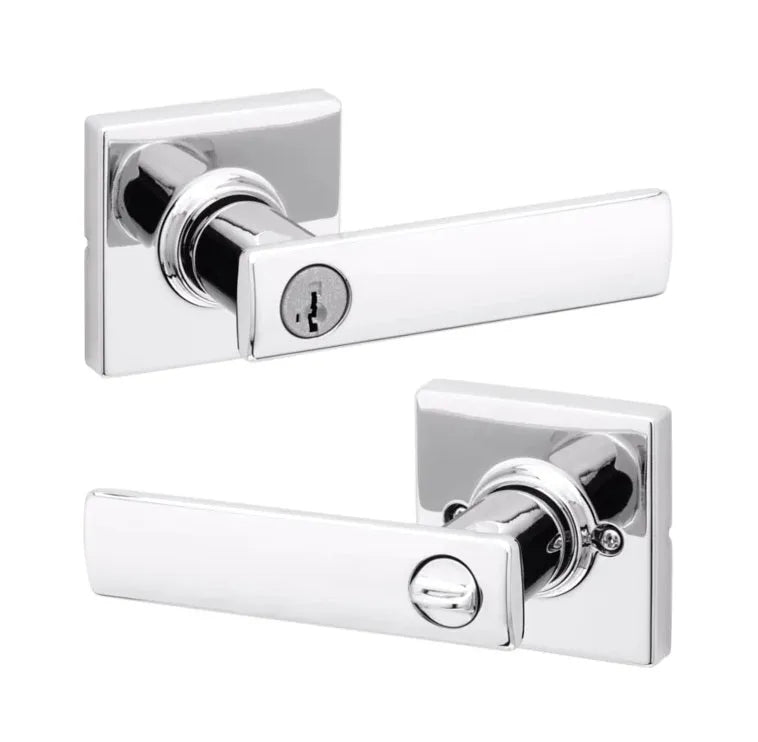 KwiksetKwikset Breton Lever with Square Rosette in 