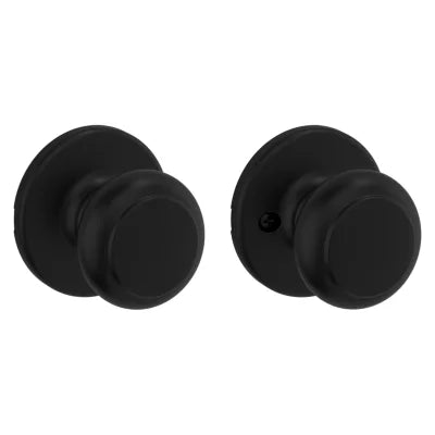 Kwikset Cove Knob Matte Black