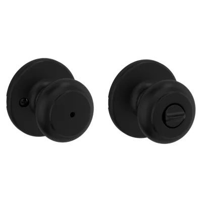 Kwikset Cove Knob Matte Black