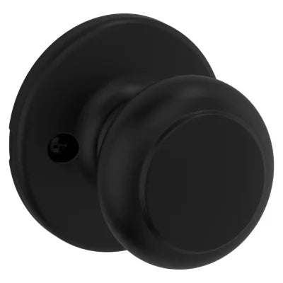 Kwikset Cove Knob Matte Black