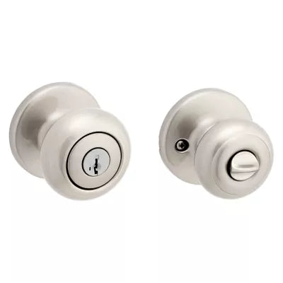 Kwikset Cove Knob Satin Nickel