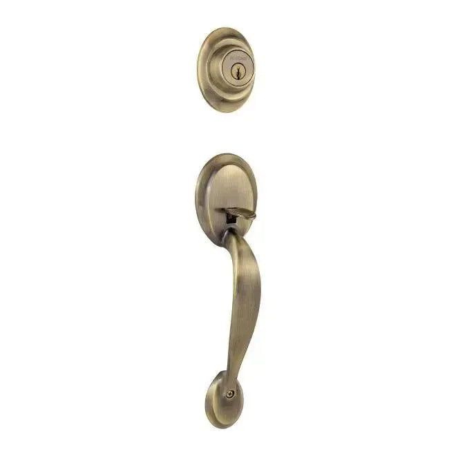 Kwikset Dakota Exterior Handleset With SmartKey - Interior Trim Sold Separately in finish