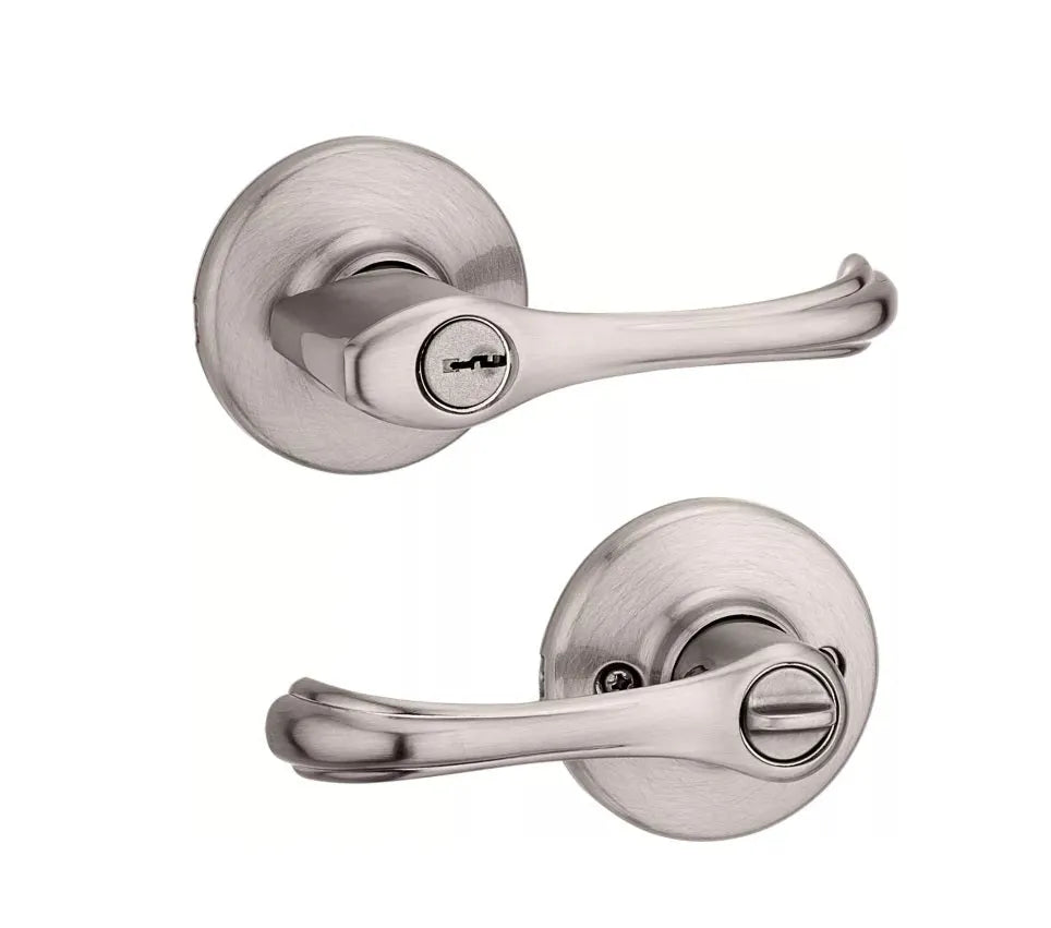 Kwikset Dorian Lever Satin Nickel