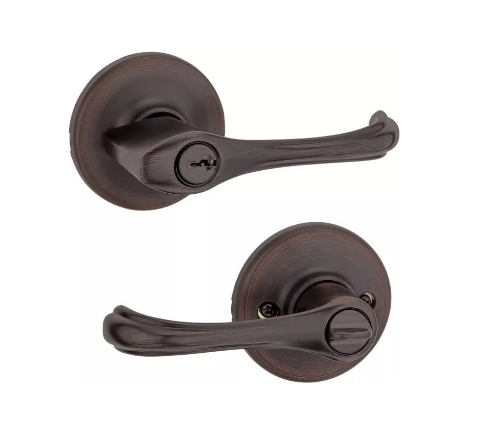 Kwikset Dorian Lever Venetian Bronze