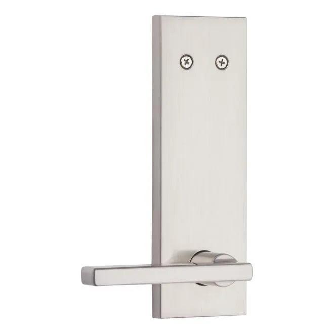 Kwikset Dummy Interior Halifax Lever Trim With Square Full Escutcheon - Exterior Trim Sold Separately in Satin Nickel finish
