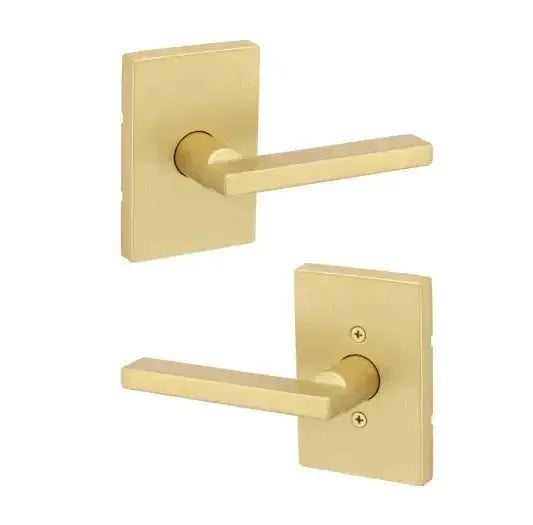 KwiksetKwikset Halifax Lever with Rectangle Rosette in 