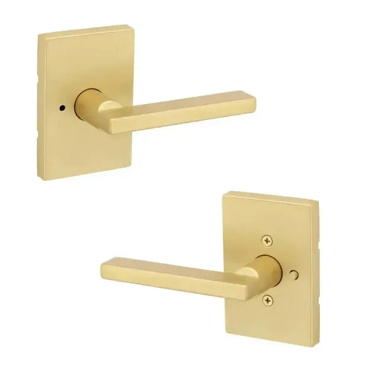 KwiksetKwikset Halifax Lever with Rectangle Rosette in 