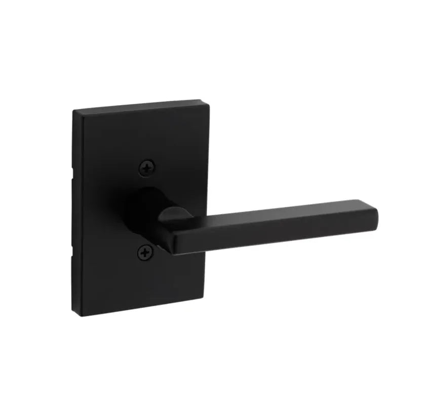 Kwikset Halifax Lever with Rectangle Rosette