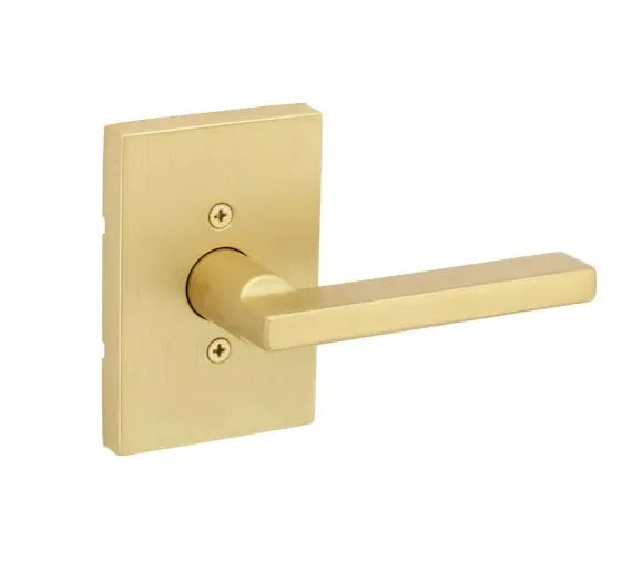 Kwikset Halifax Lever with Rectangle Rosette