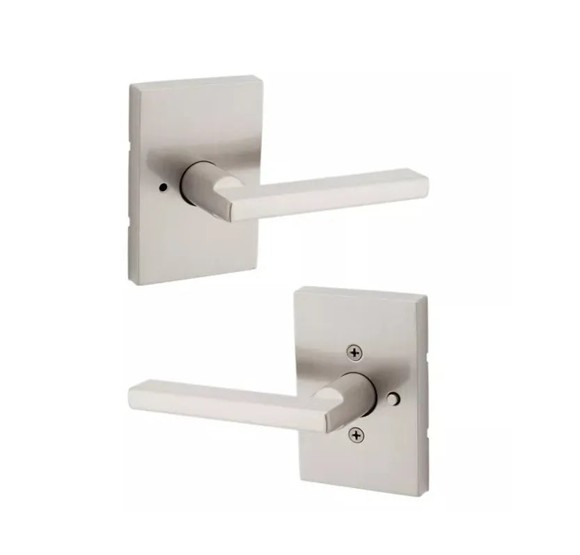 Kwikset Halifax Lever with Rectangle Rosette