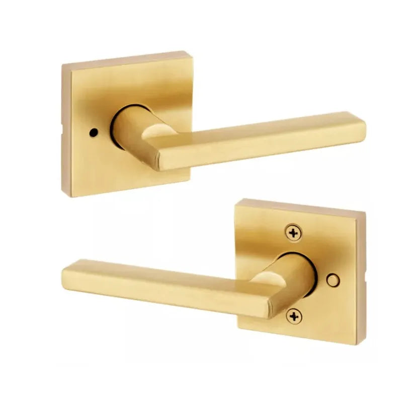 Kwikset Halifax Lever with Square Rosette