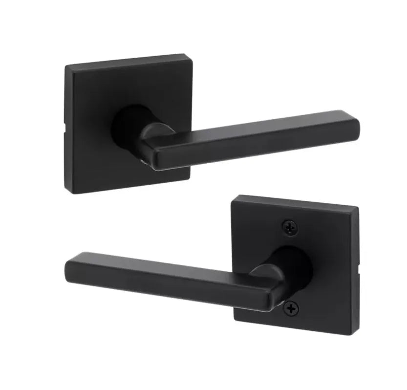 Kwikset Halifax Lever with Square Rosette