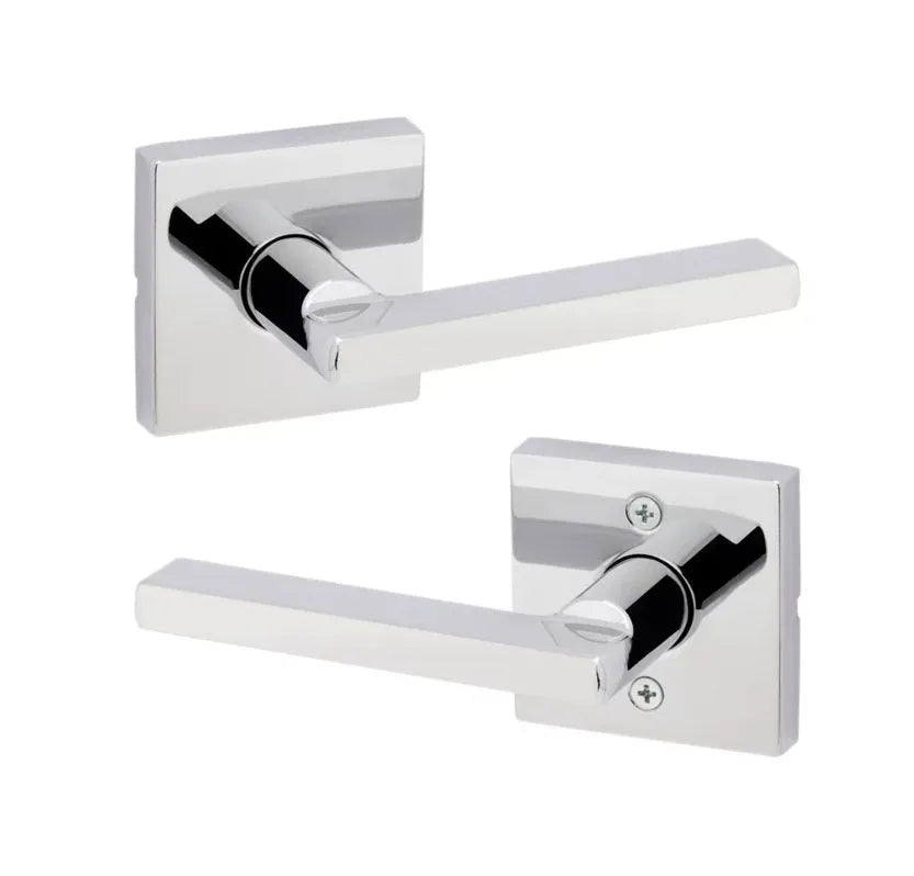 Kwikset Halifax Lever with Square Rosette