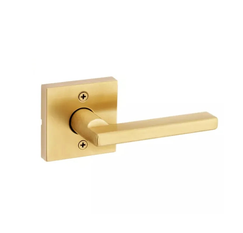 Kwikset Halifax Lever with Square Rosette