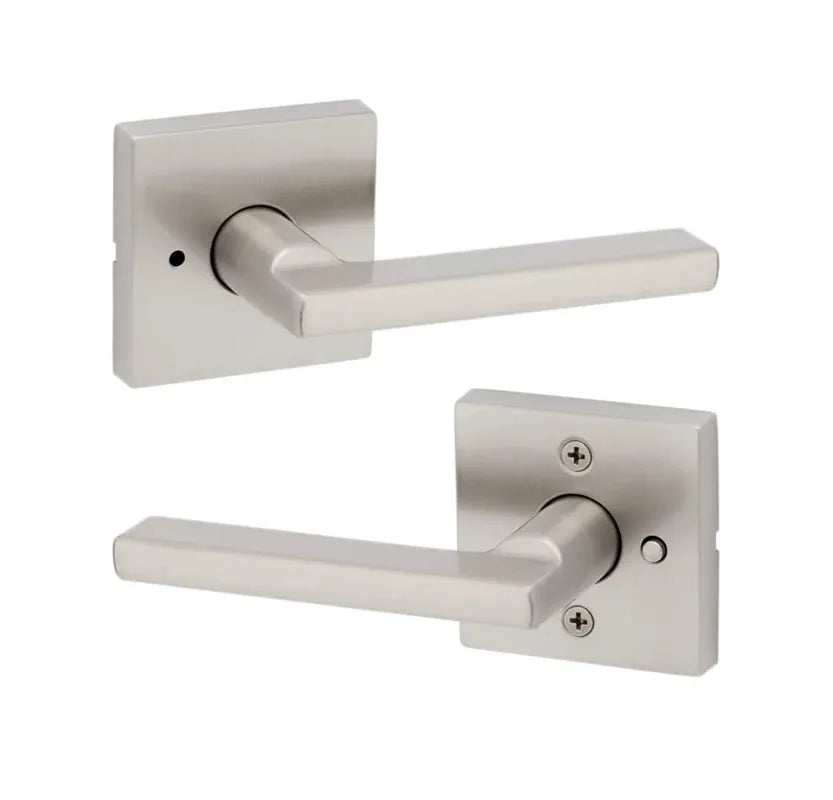 Kwikset Halifax Lever with Square Rosette